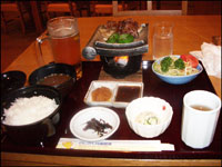 豪華「淡路牛瓦焼定食」
